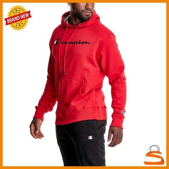 Men's Fleece Hoodie - Soft Midweight Fit - Ribbed Cuff & Hem